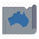 Mapa de australia  Icono