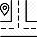 Mapa De La Calle Icono