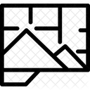 Mapa de construção  Ícone