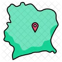 Mundo Pais Cartografia Icono