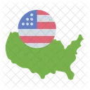 Un Mapa Mapa Uno Icono