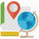 Mapa De Localizacao Localizacao Navegacao Icon