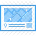 Mapa De Localizacao Localizacao Na Web GPS Ícone