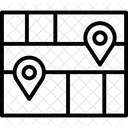 Mapa de localização  Ícone
