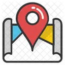 Mapa Navegacao Rolo Icon