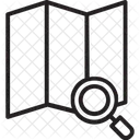 Pesquisar Mapa Explorar Mapear Ícone