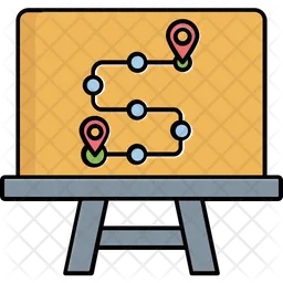 Mapa de ruta  Icon