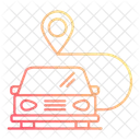 Mapa de ruta de conducción  Icono