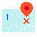 Mapa Pin Transporte Icono