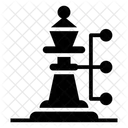 Mapa De Xadrez Estrategia Corporativa Hierarquia Estrategica Ícone