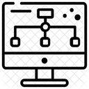 Mapa Del Sitio Diagrama De Flujo Diagrama De Flujo Del Sitio Web Icono