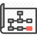 Mapa Del Sitio Flujo De Trabajo Proceso Icono