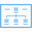 Mapa Del Sitio Web Diagrama De Flujo Jerarquia Web Icono