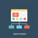 Mapa Del Sitio Sitio Web Plan Icono