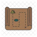 Mapa Del Tesoro Mapa Tesoro Icono