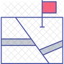 Mapa De Localizacao Localizacao On Line Destino Do Mapa Ícone