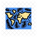Chao Mapa Mundo Ícone