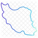 Mapa do Irã  Ícone