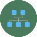 Mapa Do Site Fluxograma Hierarquia Icon