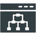 Mapa Do Site Site Estrutura Ícone