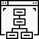 Web Sitemap Janela Symbol
