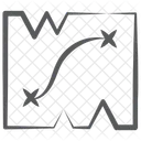 Mapa Mapa De Destino Hoja De Ruta Icono