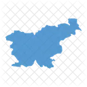 Eslovenia Mapa Pais Icono