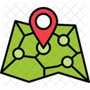 Mapa Ferroviario Ferrocarril Mapa Icono