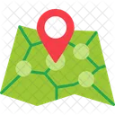 Mapa Ferroviario Ferrocarril Mapa Icono
