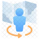 Mapa Localizacao Avatar Ícone