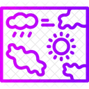 Mapa Meteorologico Mapa Meteorologico Carta Atmosferica Icon