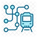 Mapa del metro  Icono