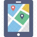 Celular Mapa GPS Icon