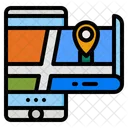 Mapa Movel Mapa GPS Icon