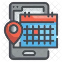 Mapa Movil Ubicacion Movil Gps Icono