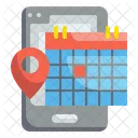 Mapa Movil Ubicacion Movil Gps Icono