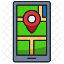 Mapa Movil Pin De Ubicacion Mapa Icon