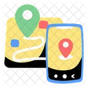 Mapa movil  Icono