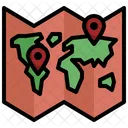 Mapa mundial  Ícone