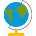 Elementos Mapa Mundial Terra Ícone