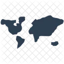 Educacao Geografia Mapa Mundial Ícone