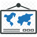 Mundo Mapa Geografia Ícone
