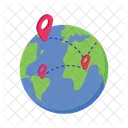 Mapa mundial  Ícone