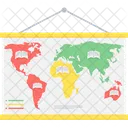 Mapa Mundial Mapa Terra Ícone