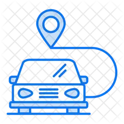 Mapa de rotas de condução  Ícone