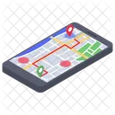 Gps Moviles Mapa Virtual Mapa En Linea Icono