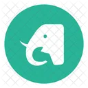 Mapa Zoologico Elefante Icon