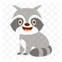 Mapache Animal Fauna Icon