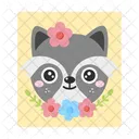 Mapache Pokemon Personaje Icono
