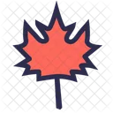 Maple Leaf Floral Spring Icon